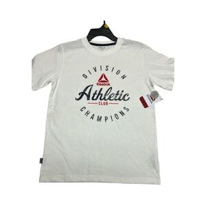 Reebok White Athletic Club Boys T-Shirt